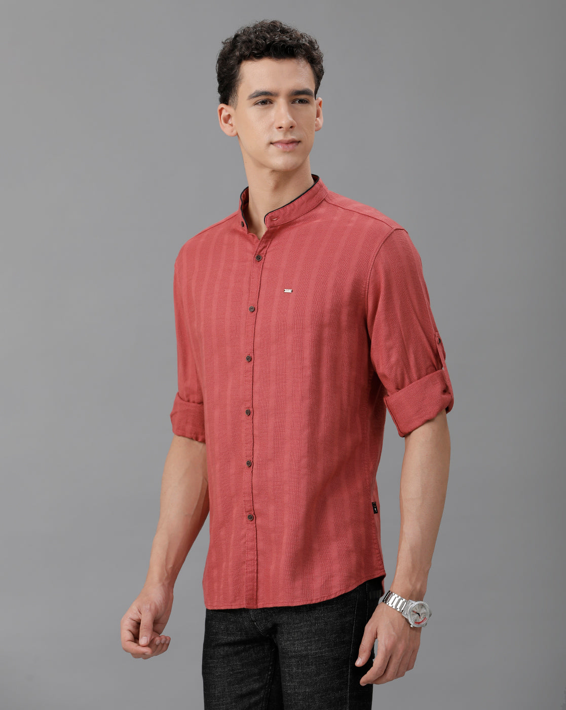 Short Sleeve 100% Cotton  Red shirt