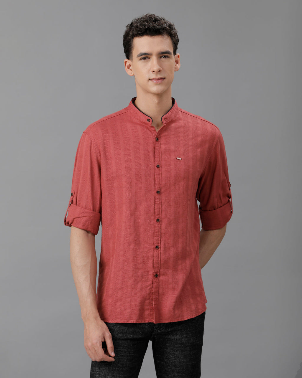 Short Sleeve 100% Cotton  Red shirt
