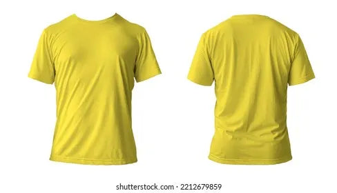 Yellow T-Shirt Casual Wear