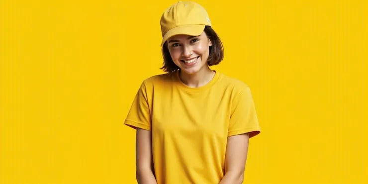 Yellow T-Shirt Casual Wear
